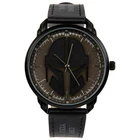 Star Wars The Mandalorian Helmet Symbol Watch Black