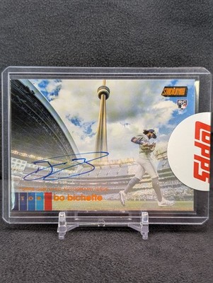 2020 Stadium Club Bo Bichette Rookie Auto ORANGE # 1/5 *SEALED* Blue Jays