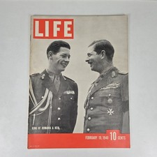 LIFE Magazine February 19 1940 King Carol II Michael of Romania Coca-Cola GE Ads