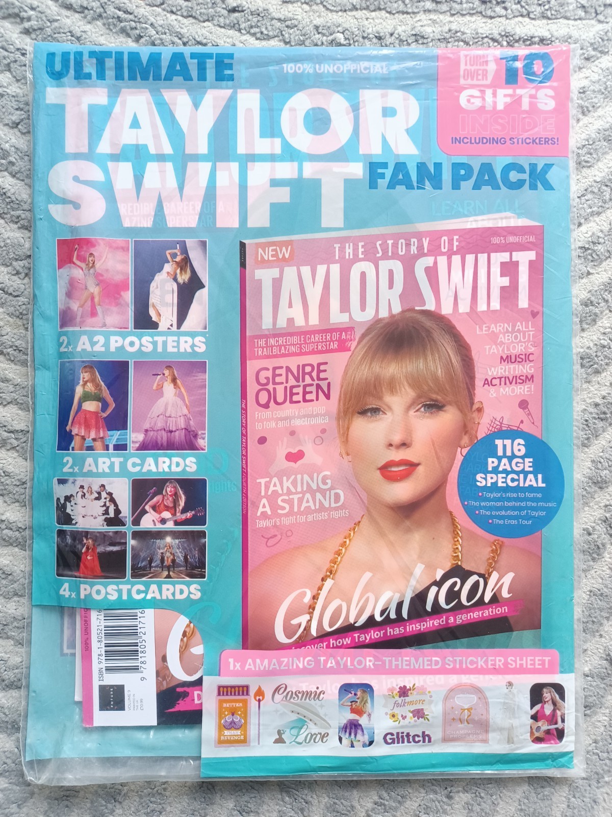 Ultimate Taylor Swift Fan Pack Magazine 10 Gifts Postcards, Posters Stickers NEW