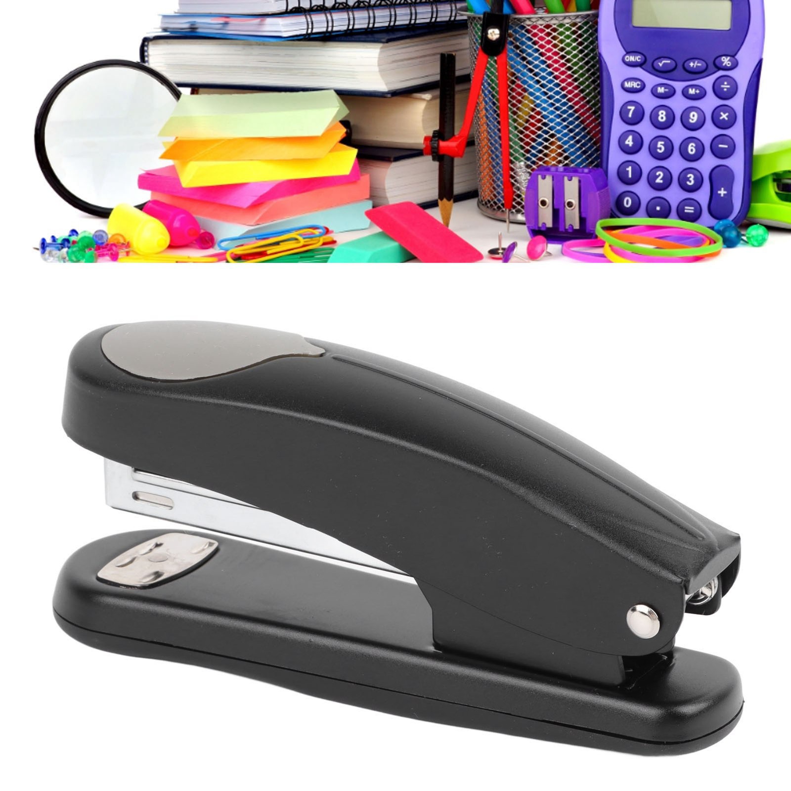 Metal Stapler 20 Sheets Capacity Portable Labor Saving Desktop Stapler For Offic