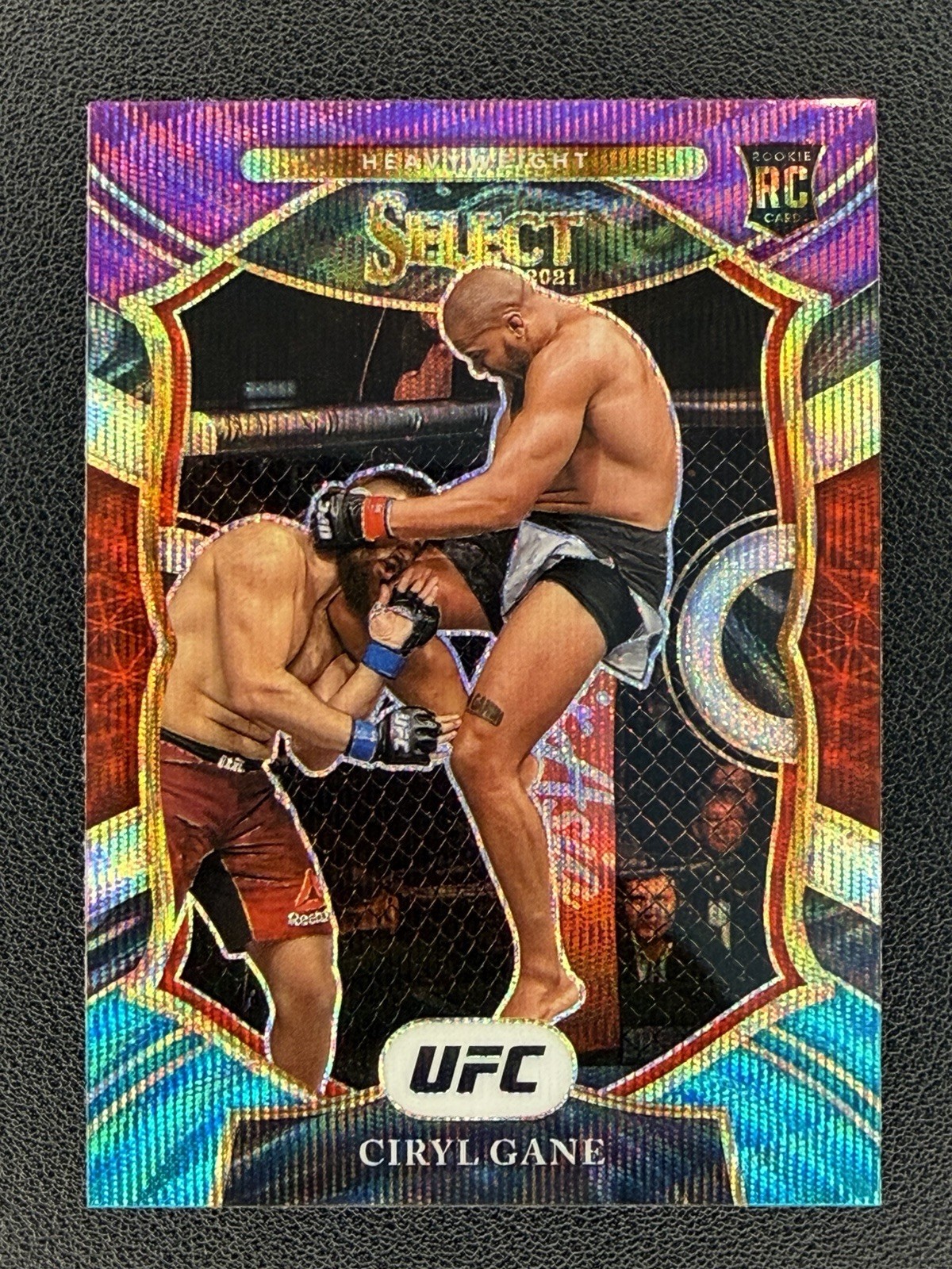 ciryl gane RC 2021 Panini Select Concourse Prizim Rookie UFC #98