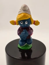 SMURFS - 1983 - 20173 -Schoolgirl Smurfette with book - Peyo Schleich