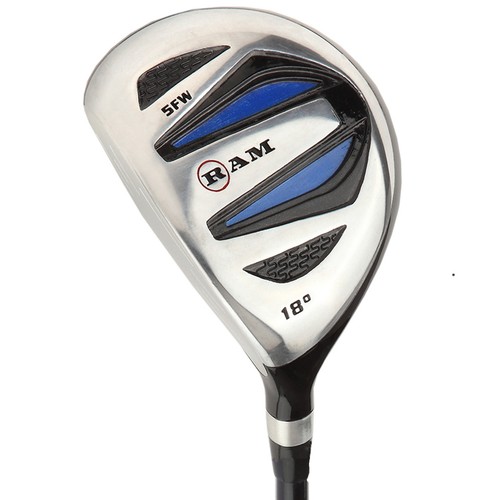 OPEN BOX Ram Golf EZ3 Wood Set, Graphite Driver, 3 & 5 Wood Lefty, w/ Headcovers - Picture 4 of 4