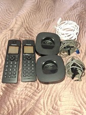 2 x Panasonic KX-TGCA30E handsets with KX-TGC310E base & charging dock