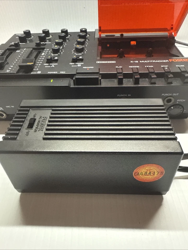 Fostex X-15 Multitracker (POWERS ON) Play Head Stuck In Up Position - Image 4 of 4