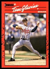 Tom Glavine 1990 Donruss #145 Atlanta Braves MLB READ FREE SHIPPING AutographDen