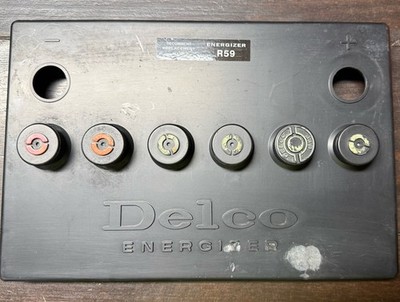 Battery Topper Cover Delco Top Post style GM 1966-1972 GM R-59 Camaro ...