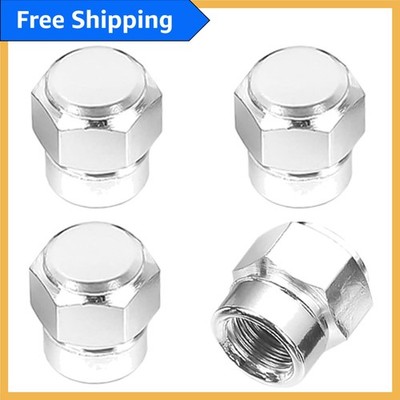 Durable Aluminum Tire Valve Caps, 4-Piece Set - Easy Installation & Protection