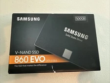 Samsung 860 EVO 500GB 2.5" SATA SSD Solid State Drive MZ-76E500BW NIB