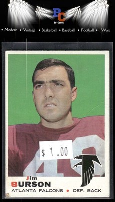1969 Topps #159 Jim Burson