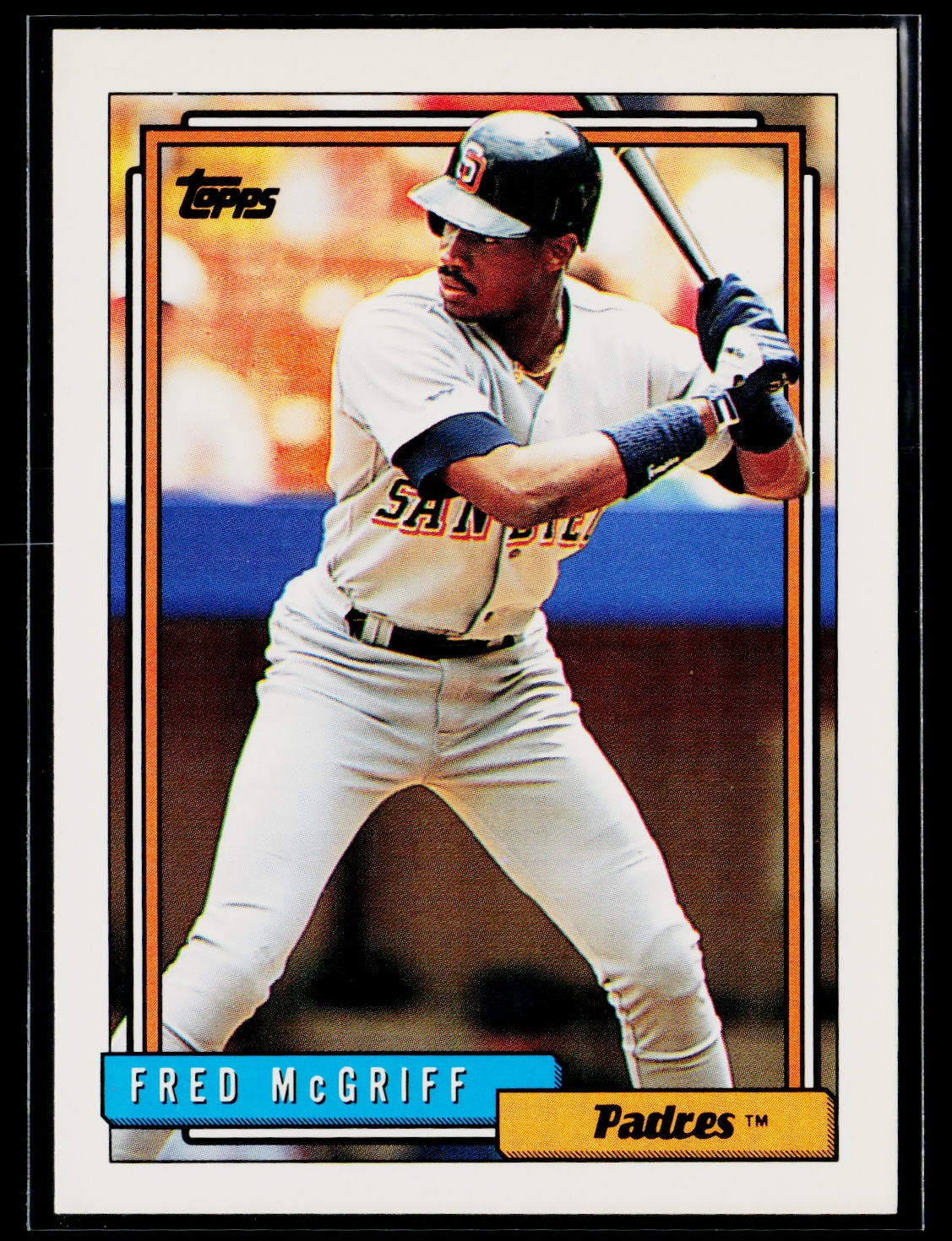 Fred McGriff 1992 Topps Micro #660 San Diego Padres