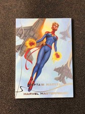 2022 Upper Deck Marvel Masterpieces Base Captain Marvel #70 /999
