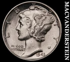 1943-D Mercury Dime-Choice Gem Brilliant Unc Lustrous No Reserve #G8581