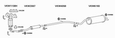 EuroFlo Exhaust System for Volkswagen Fox BMD / CHFB 1.2 2006-2012 Euro 4
