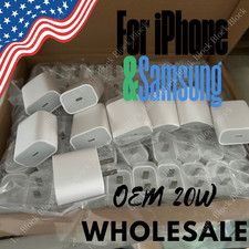 Lot 20W USB Type C Power Adapter Fast Charger Cube Block For iPhone 17 16 15 14