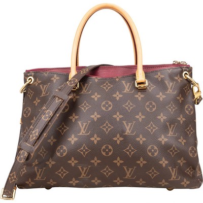 Louis Vuitton Monogram Canvas Pallas MM Handbag Bag