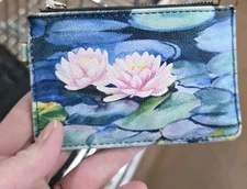 Monarque Water Lily Keychain Wallet
