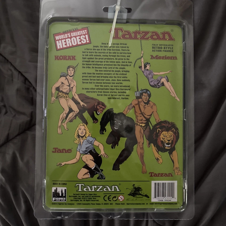 Figuras de acción retro Tarzán de 8 pulgadas serie 1: Tarzán Foto 2 de 2