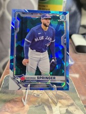 2021 Bowman Chrome Sapphire Edition - George Springer #60