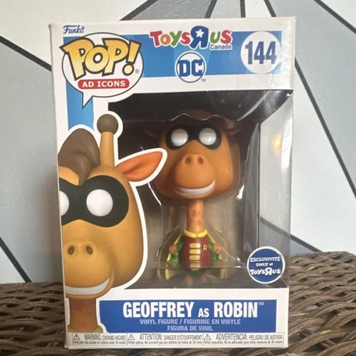 Funko Pop! Geoffrey as Robin Toys R Us Exclusive DC Ad Icons #144 Vinyl Figure