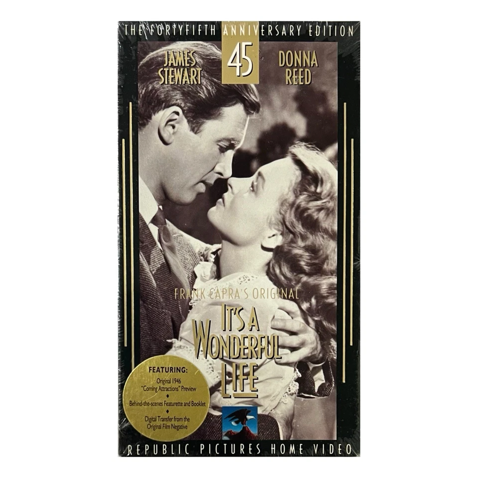 It’s A Wonderful Life (VHS, 1946) 45th Anniversary Edition - NEW SEALED - Image 2 of 4
