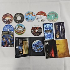 Vintage PC Games Demos Mixed Genres Lot Of 9 CD-ROM Most Discs Only Tested READ  