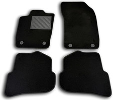 Audi A1 8X from 2010 to 2018 Tailored Non-Slip Rubber Heel Pad with Buttons