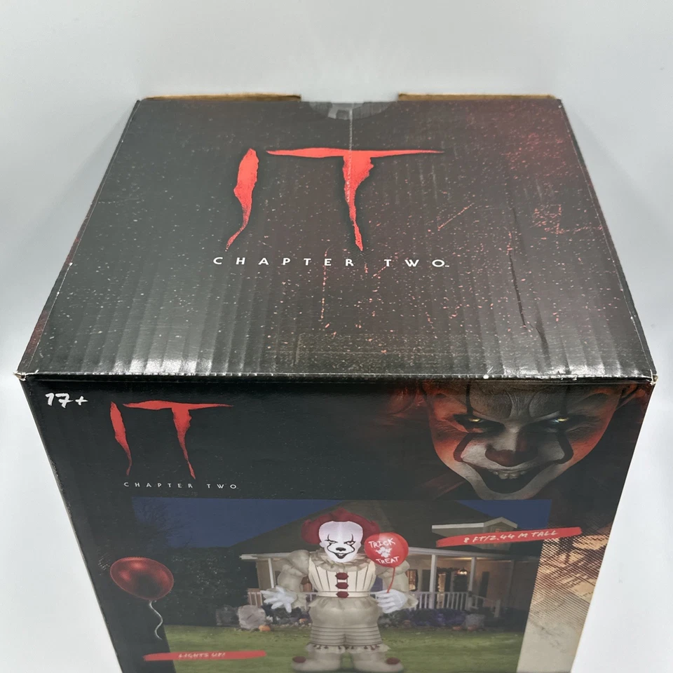It Pennywise Airblown Inflatable 8' Tall - Gemmy **NEW** - Image 3 of 4