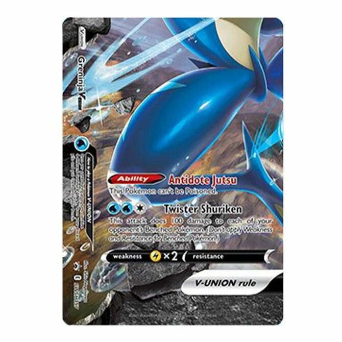 NM-Mint Greninja V-Union - SWSH157 - SWSH Black Star Promos Pokemon SWSH Black S