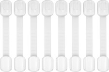 8-Pack Child Safety Cabinet Locks No Screws Adhesive