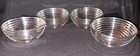 VTG SET OF 4 MANHATTAN PARK AVENUE CEREAL BOWLS ANCHOR HOCKING EXC COND !!!!