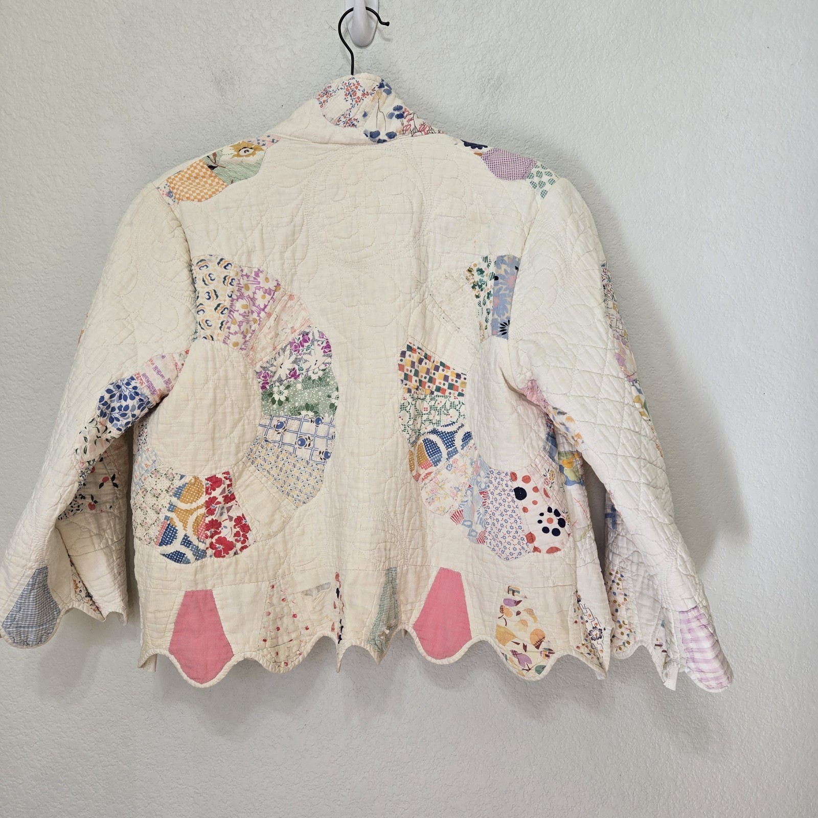 Kit Custom Made Vintage Quilt Patchwork Jacket Si… - image 6