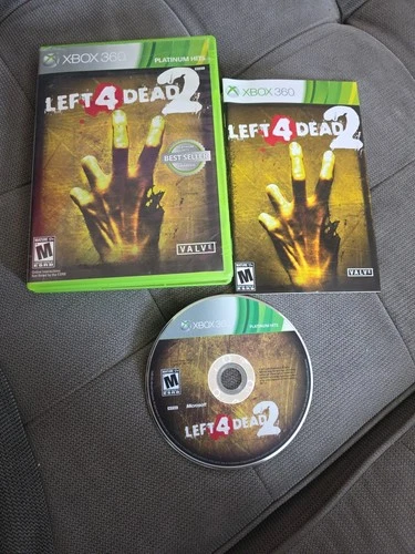 Left 4 Dead 2 Platinum Hits (Microsoft Xbox 360, 2009) CIB and Tested