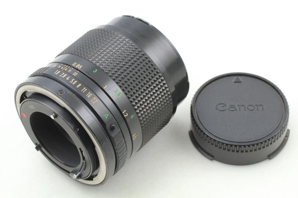 【N COMO NUEVO+ con capucha】 Nuevo lente Canon FD 85mm f/1.8 NFD retrato MF de JAPÓN #25115 - Imagen 3 de 4