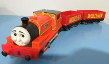 Thomas & Friends Trackmaster Train Billy & McColl Cars Motorized Engine Works!