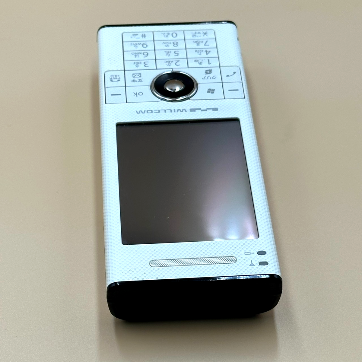 Sharp WS007SH W-ZERO3 White Willcom Windows Mobile Smartphone