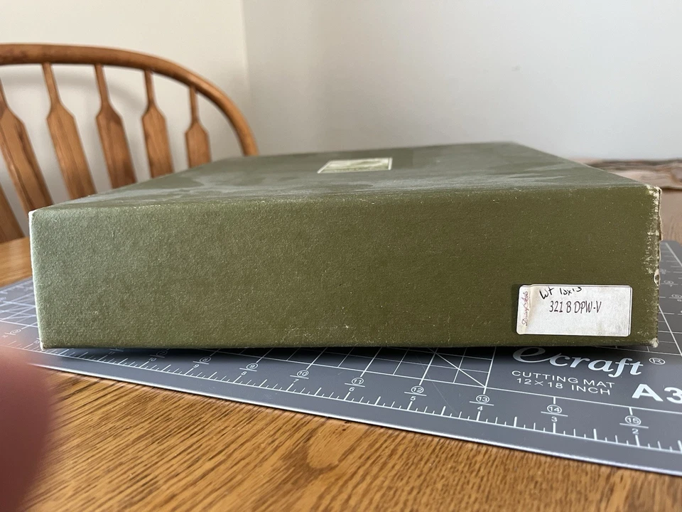 Álbum de fotos encuadernado en cuero Daisy Arts hecho en Italia blanco 50 páginas 10x8 Foto 3 de 4