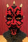 Lego 10018 Star Wars Darth Maul Bust With Instructions - NO MISSING PIECES