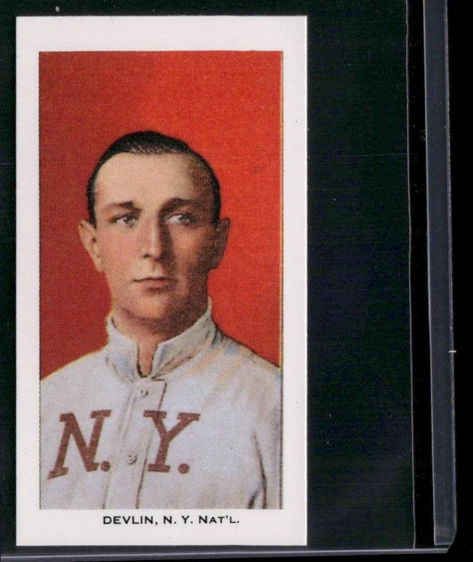 1983 Galasso 1909-11 T206 (Reprint) #NNO Art Devlin