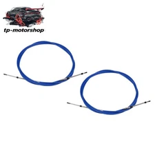 Set Of 2 13FT 33C Throttle Shift Control Cable Fit For Yamaha Outboard Inboard