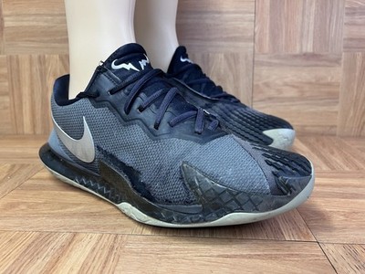 10.5 - Nike Zoom Vapor Cage 4 RAFA Tennis Shoes Blk/Metallic