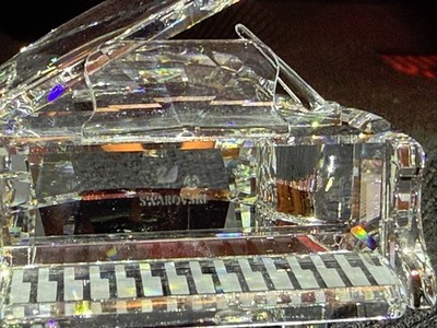 Swarovski Crystal Grand Piano Figurine Box, No Stool | eBay