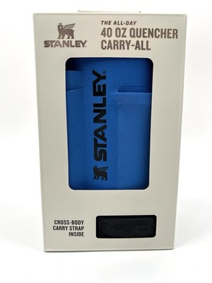 STANLEY All Day Quencher Carry All bag for 40 oz Tumbler with Handle Blue New