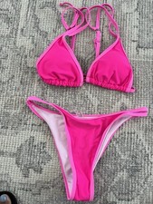 Zaful Hot Pink Bikini Set - Medium
