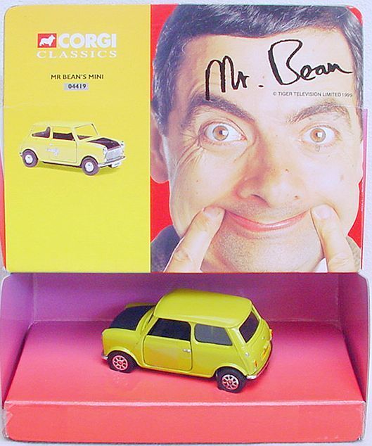 Corgi Toys 1:36 MR. BEAN MINI COOPER Comic TV Series & Movie Corgi Toys 1:36 MR. BEAN MINI COOPER Comic TV Series & Movie