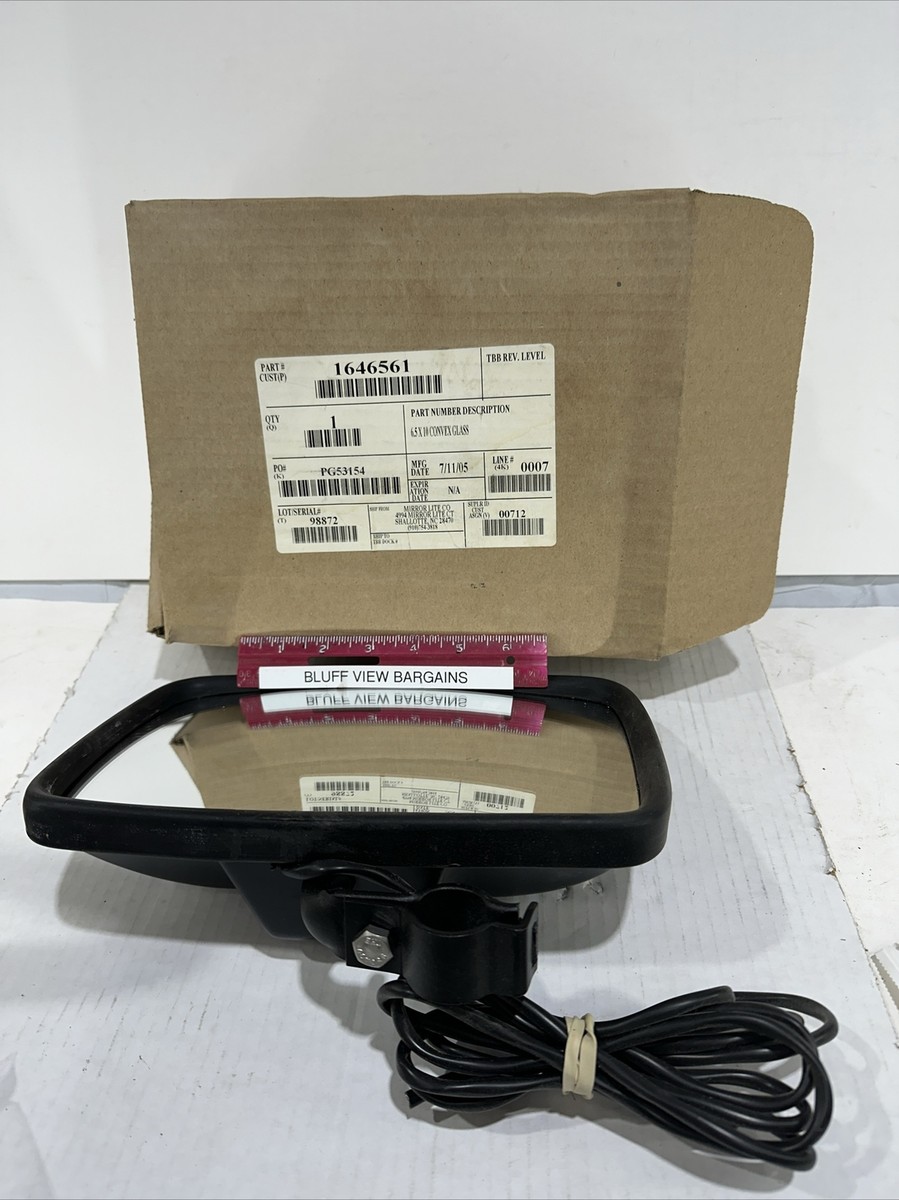 Flat Mirror 6.5”x10” (Heated) Part# 1646561 School Bus 1