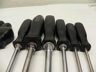 Snap-On 15 Piece Combination Black Hard Handle Screwdriver Set | eBay