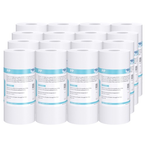 5 Micron 10"x4.5" Big Blue Sediment Water Filter Whole House Replacement 1-40PK - Picture 20 of 24