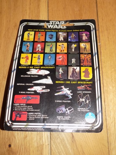 Cravatta vintage Star Wars pressofusa Y Wing Fighter Vader incrociatore imperiale in scatola MOC - Foto 26 di 33